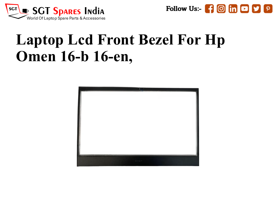 Laptop Lcd Front Bezel For Hp Omen 16-b 16-en,