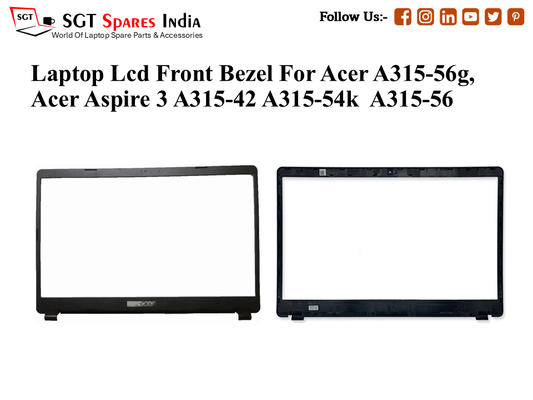 Laptop Lcd Front Bezel For Acer A315-56g, Acer Aspire 3 A315-42 A315-54k  A315-56