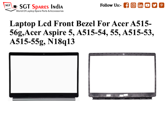 Laptop Lcd Front Bezel For Acer A515-
56g,Acer Aspire 5, A515-54, 55, A515-53, A515-55g, N18q13