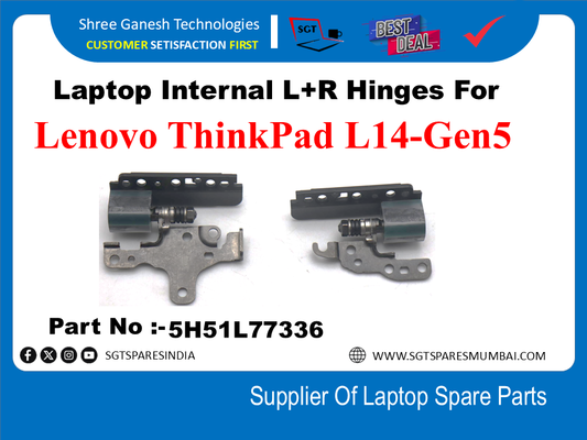 Laptop Internal L+R Hinges For Lenovo ThinkPad L14-Gen5 Part No :-5H51L77336