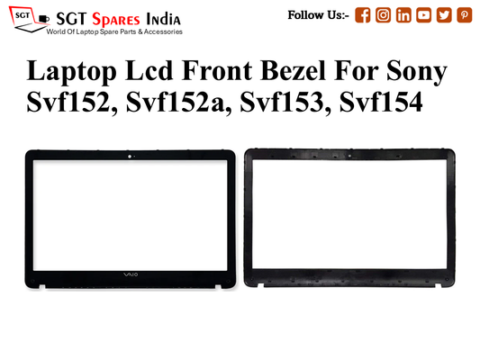 Laptop Lcd Front Bezel For Sony Svf152, Svf152a, Svf153, Svf154