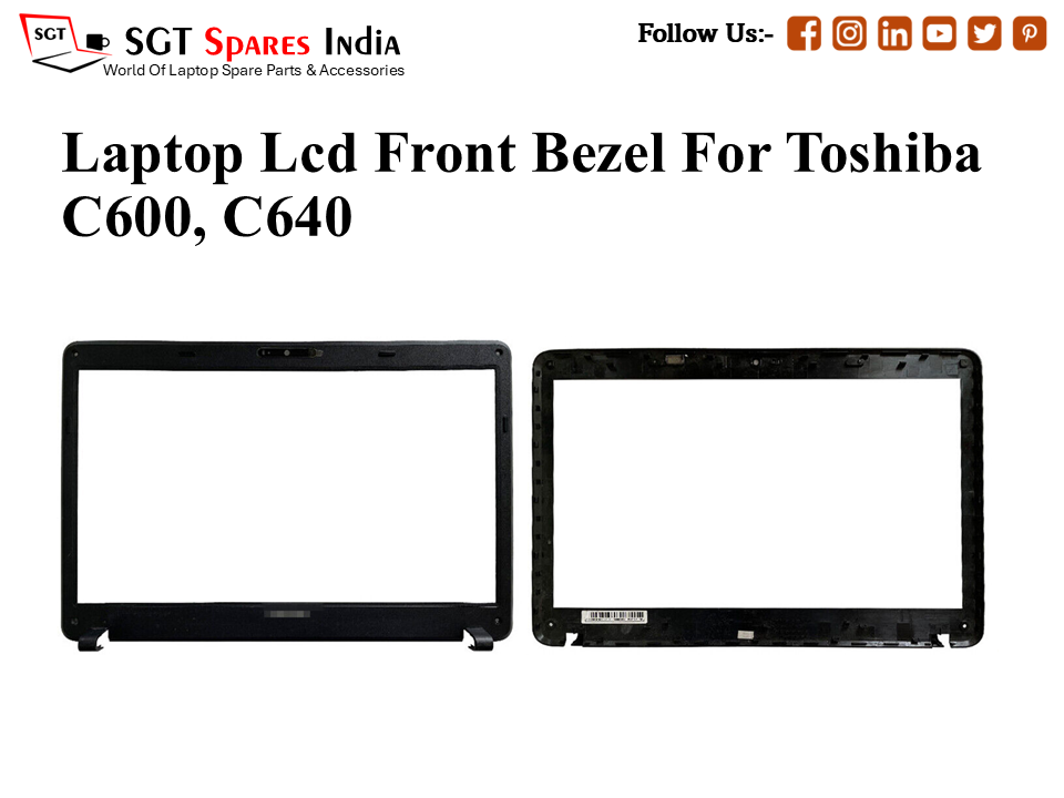 Laptop Lcd Front Bezel For Toshiba C600, C640