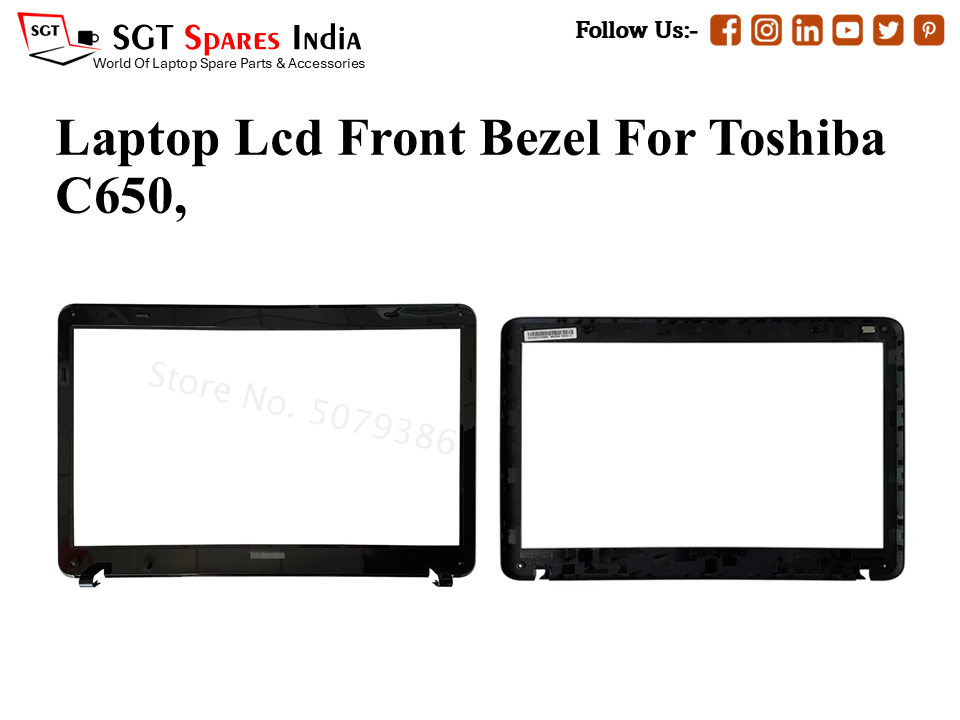 Laptop Lcd Front Bezel For Toshiba C650,