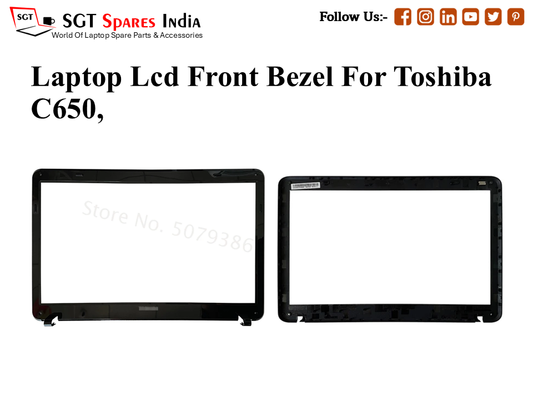 Laptop Lcd Front Bezel For Toshiba C650,