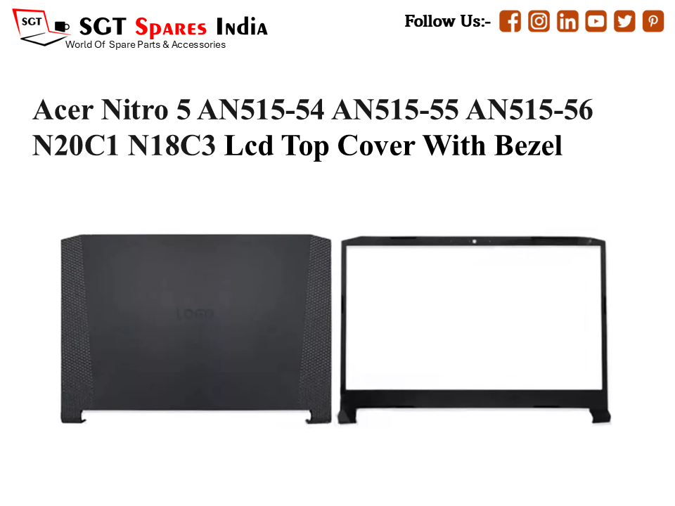 LAPTOP LCD BACK COVER WITH BAZEL Acer Nitro 5 AN515-43 AN515-50 AN515-54 N18C3