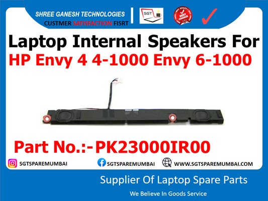 Laptop Internal Speakers For HP Envy 4 4-1000 Envy 6-1000 Part No.:- PK23000IR00