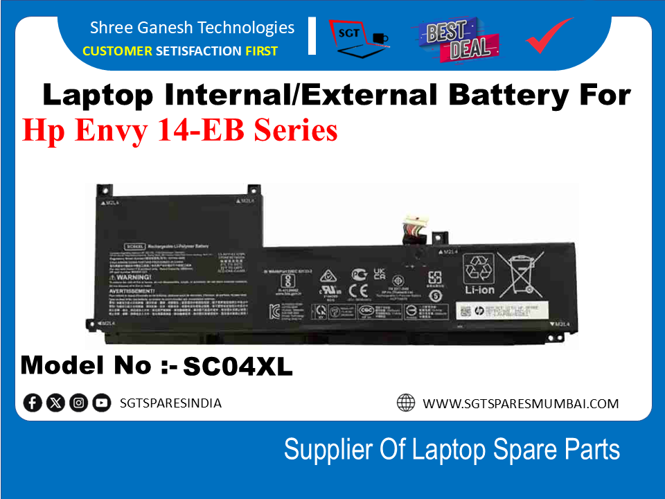 H-P SC04XL Internal Battery For Hp Envy 14-EB Series