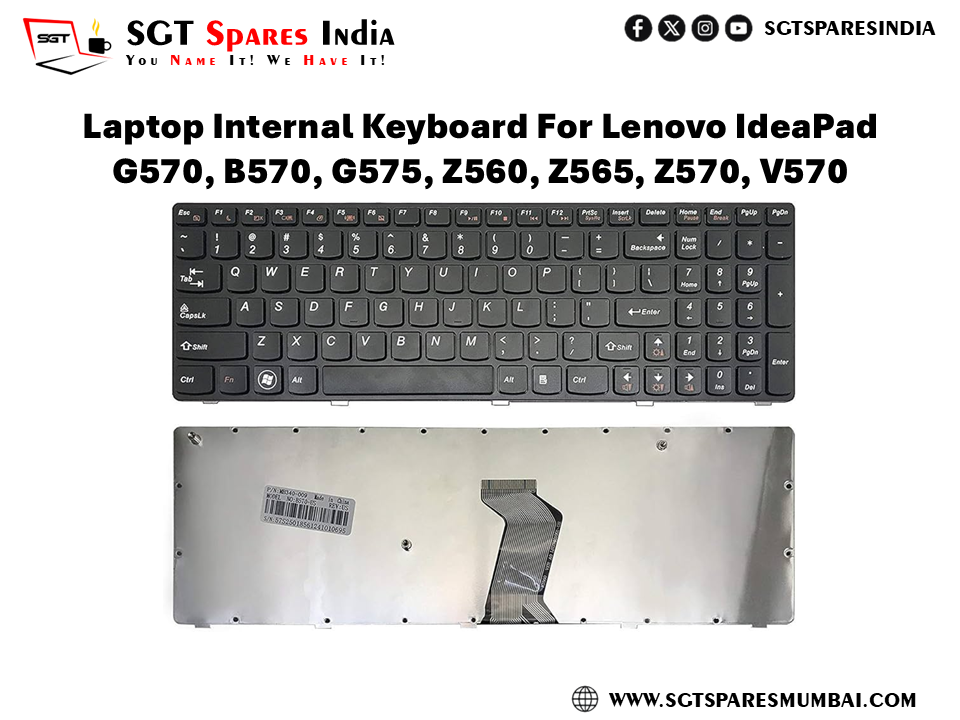 Laptop Internal Keyboard For Lenovo IdeaPad G570, B570, G575, Z560, Z565, Z570, V570