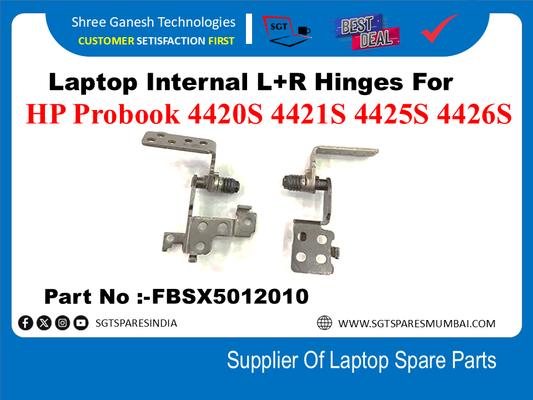 Laptop Internal L+R Hinges For HP Probook 4420S 4421S 4425S 4426S  Part No :- FBSX5012010