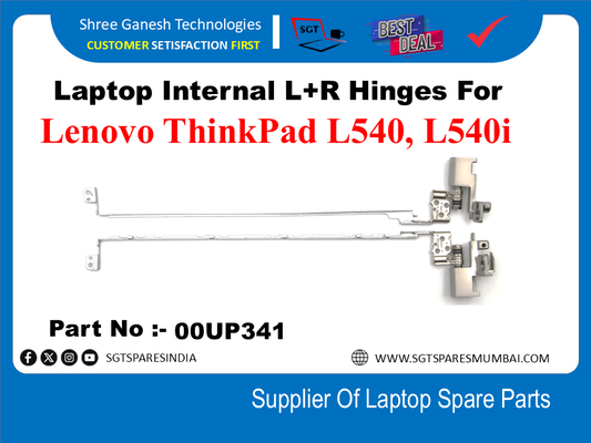 Laptop Internal L+R Hinges For Lenovo ThinkPad L540, L540i Part No :- OOUP341