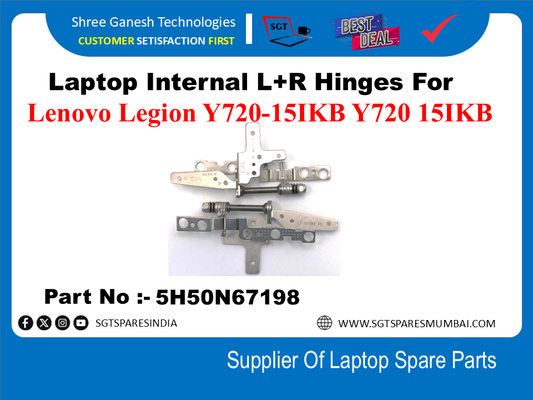 Laptop Internal L+R Hinges For Lenovo Legion Y720-15IKB Y720 ISIKB Part No :- 5H50N67198