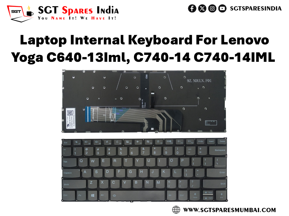 Laptop Internal Keyboard For Lenovo Yoga C640-13Iml, C740-14 C740-14IML