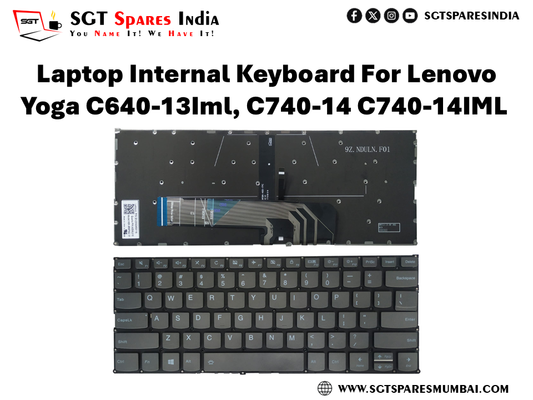 Laptop Internal Keyboard For Lenovo Yoga C640-13Iml, C740-14 C740-14IML