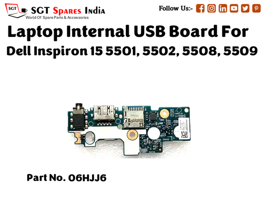 laptop Internal USB or IO board For Dell Inspiron 15 5501, 5502, 5508, 5509 Part no. 06HJJ6