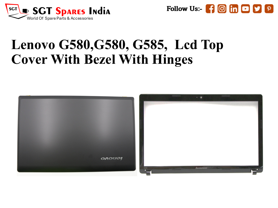 LAPTOP LCD TOP COVER WITH BAZEL FOR LENOVO G580, G580, G585,