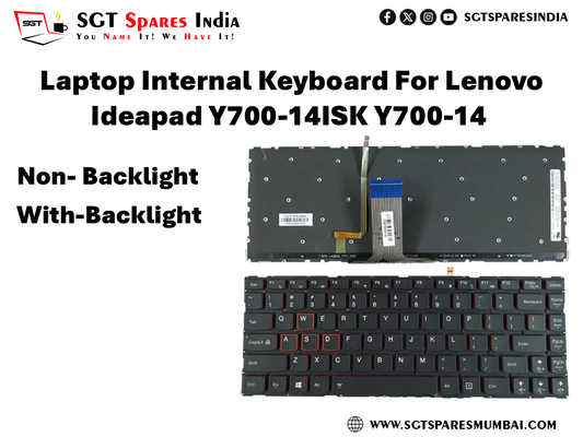 Laptop Internal Keyboard For Lenovo Ideapad Y700-14ISK Y700-14 With-Backlight Non- Backlight