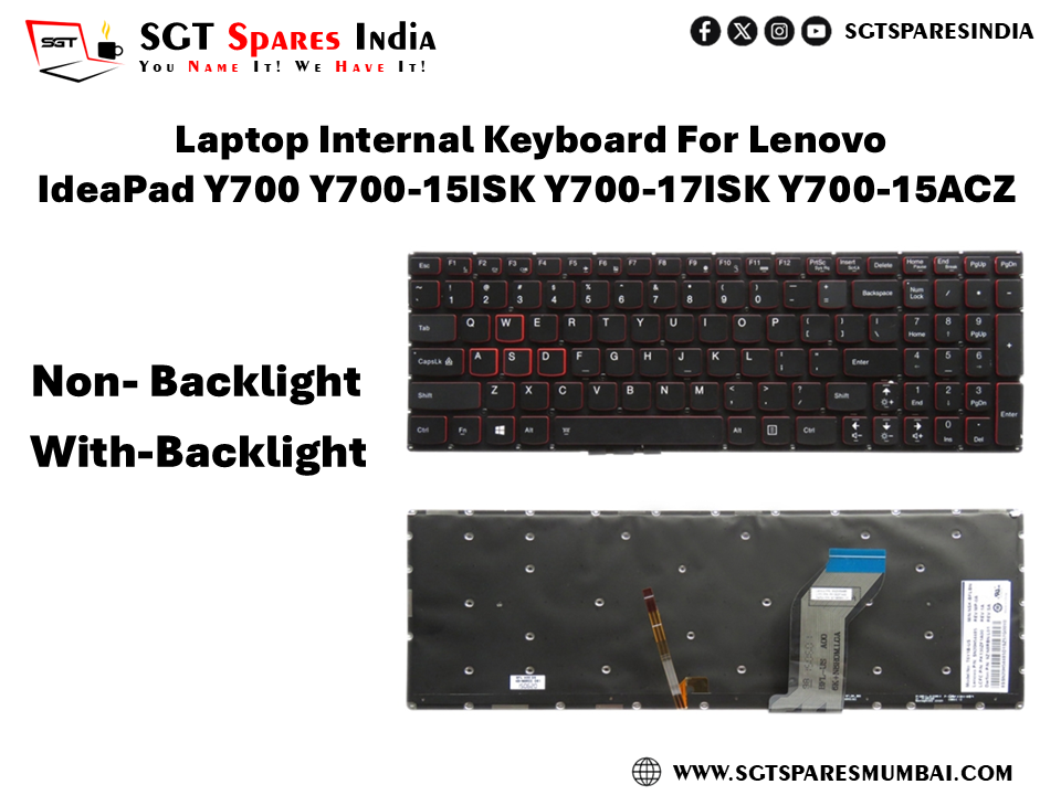 Laptop Internal Keyboard For Lenovo IdeaPad Y700 Y700-15ISK Y700-17ISK Y700-15ACZ With-Backlight Non- Backlight