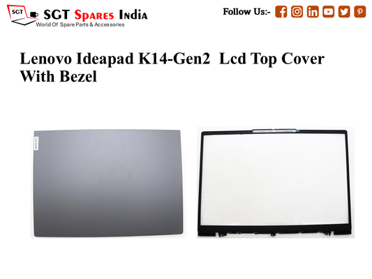 LAPTOP LCD TOP COVER WITH BAZEL FOR LENOVO IDEAPAD K14-GEN2,