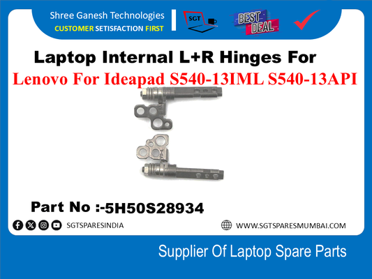 Laptop Internal L+R Hinges For Lenovo For Ideapad S540-13IML S540-13API Part No :-5H50S28934