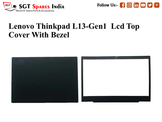 LAPTOP LCD TOP COVER WITH BAZEL FOR LENOVO THINKPAD L13-GEN1,