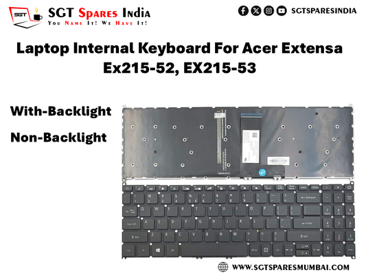 Laptop Internal Keyboard For Acer Extensa Ex215-52, EX215-53 With-Backlight Non-Backlight