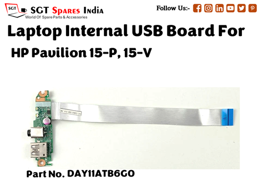 laptop Internal USB or IO board For HP Pavilion 15 P, 15 V Part no. DAY11ATB6G0