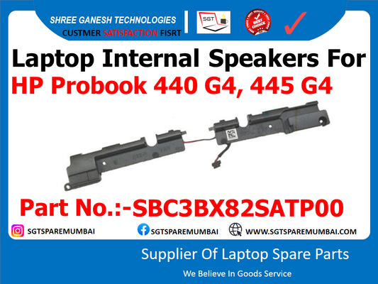 Laptop Internal Speakers For HP Probook 440 G4, 445 G4 Part No.:-SBC3BX82SATP00