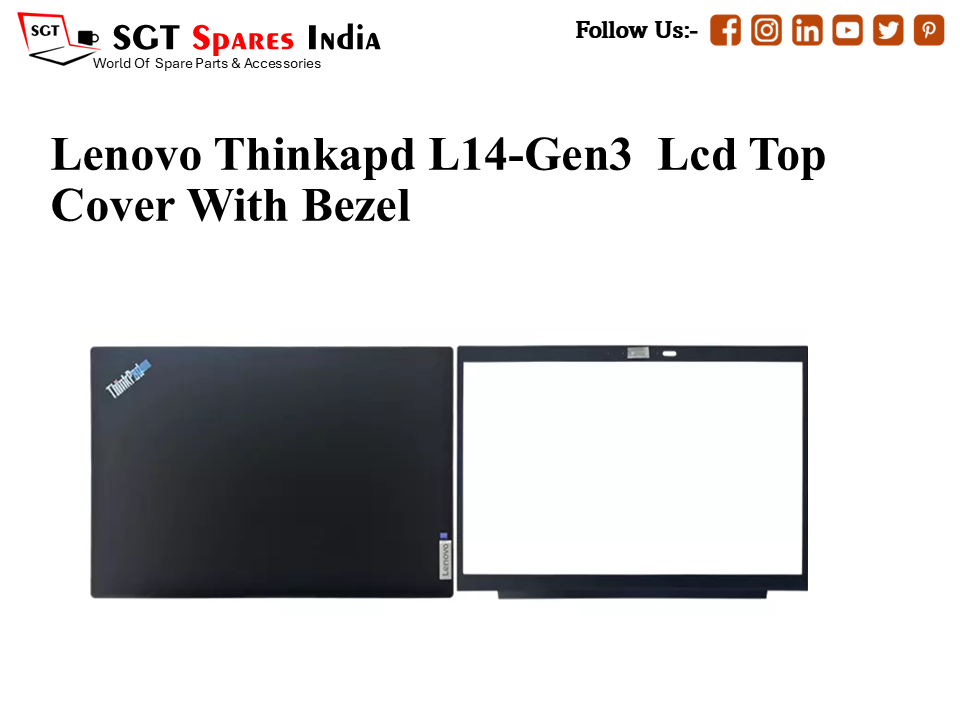 LAPTOP LCD TOP COVER WITH BAZEL FOR LENOVOTHINKAPD L14-GEN3,