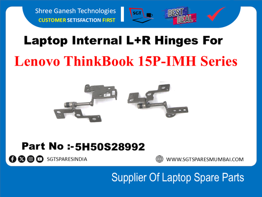 Laptop Internal L+R Hinges For Lenovo ThinkBook 15P-IMH Series Part No :-5H50S28992