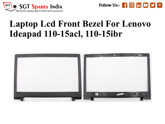 Laptop Lcd Front Bezel For Lenovo Ideapad 110-15acl, 110-15ibr