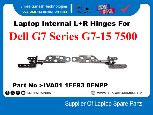 Laptop Internal L+R Hinges For  Dell G7 Series G7-15 7500  part No -IVA01 1FF93 8FNPP