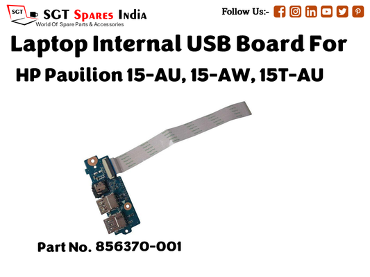 laptop Internal USB or IO board For HP Pavilion 15 AU, 15 AW, 15T AU Part no. 856370 001 