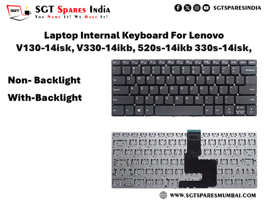 Laptop Internal Keyboard For Lenovo V130-14isk, V330-14ikb, 520s-14ikb 330s-14isk, Non- Backlight With-Backlight