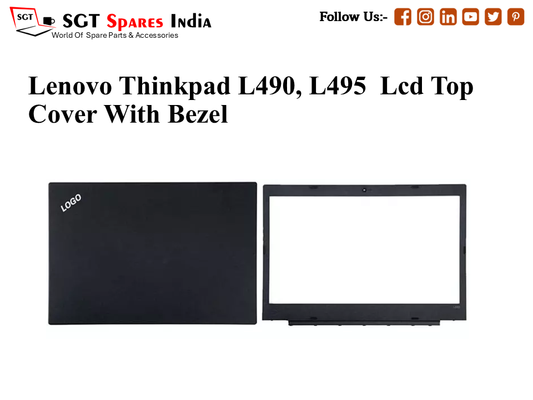 LAPTOP LCD TOP COVER WITH BAZEL FOR LENOVO THINKPAD L490,L495