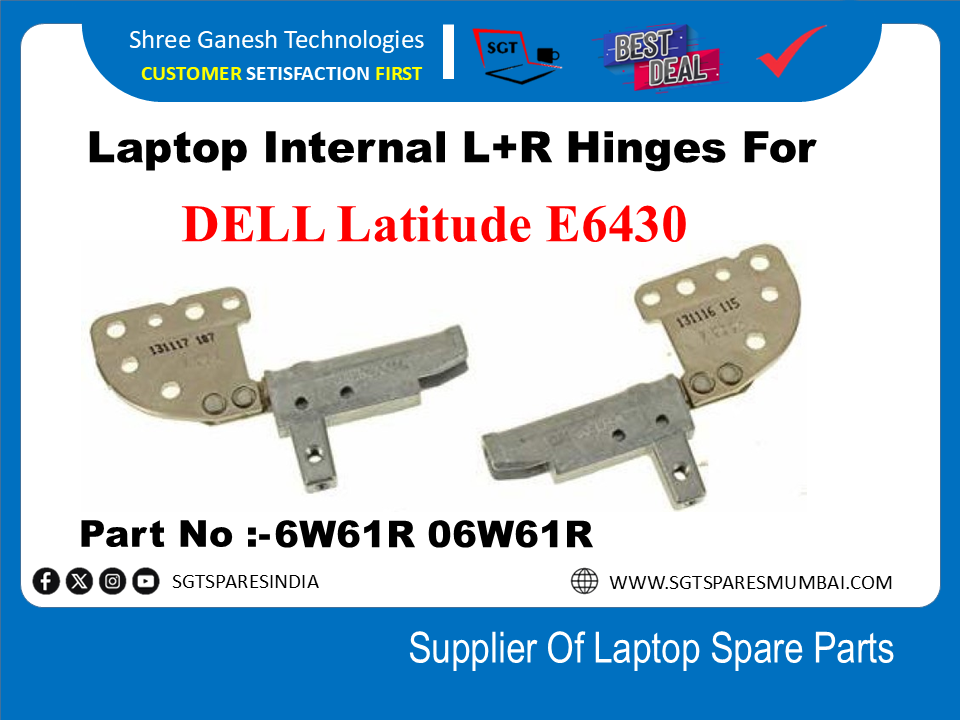 लैपटॉप आंतरिक L+R टिका DELL Latitude E6430 भाग संख्या के लिए:-6W61R 06W61R