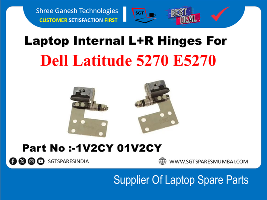 Laptop Internal L+R Hinges For Dell Latitude 5270 E5270 PartNo 1V2CY 01V2CY