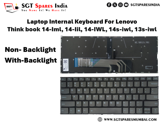 Laptop Internal Keyboard For Lenovo Think book 14-Iml, 14-Iil, 14-IWL, 14s-iwl, 13s-iwl Non- Backlight With-Backlight