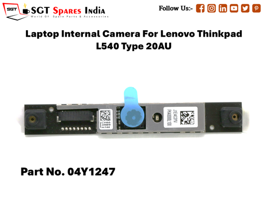 Laptop Internal Camera For Lenovo Thinkpad L540 Type 20AU Part No. 04Y1247