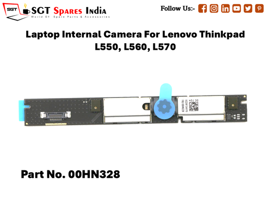 Laptop Internal Camera For Lenovo Thinkpad L550, L560, L570 Part No. 00HN328