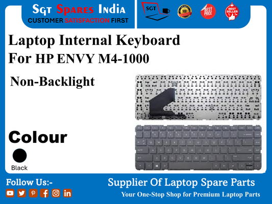 Laptop Internal Keyboard For HP ENVY M4-1000 Non-Backlight Colour Black