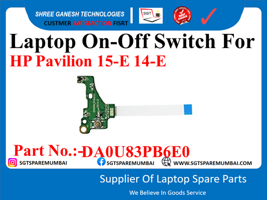 Laptop On-Off Switch For HP Pavilion 15-E 14-E