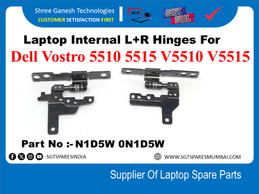 Laptop Internal L+R Hinges For Dell Vostro 5510 5515 V5510 V5515 Part No :N1D5W 0N1D5W