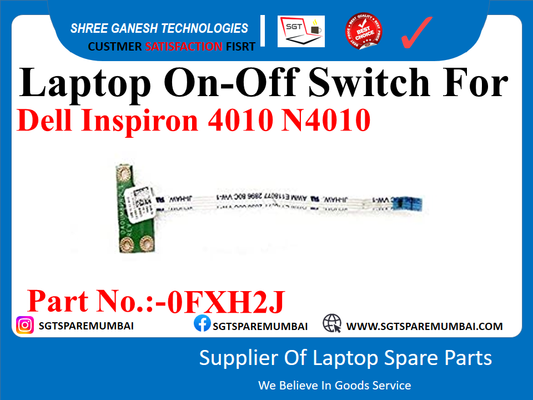 Laptop On-Off Switch For Dell Inspiron 4010 N4010 | part No..-OFXH2J