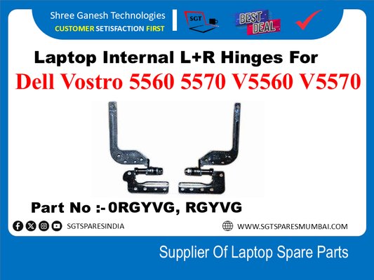 | Laptop Internal L+R Hinges For Dell Vostro 5560 5570 V5560 V5570  Part No :-0RGYVG, RGYVG