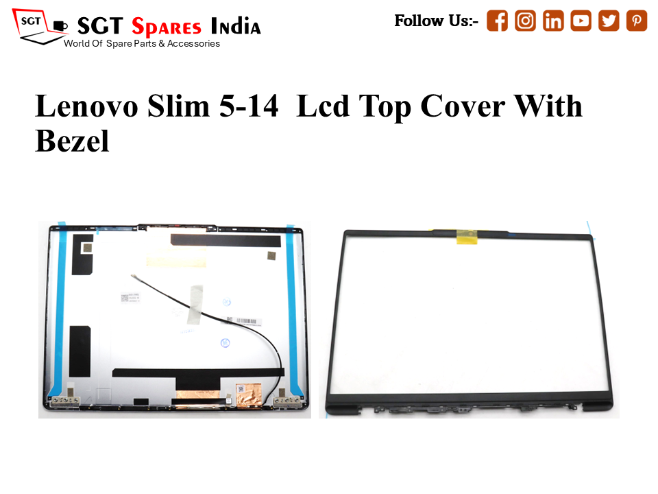 LAPTOP LCD TOP COVER WITH BAZEL FOR LENOVO SLIM 5-14,