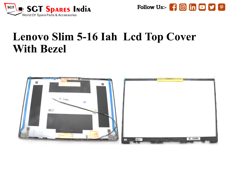 LAPTOP LCD TOP COVER WITH BAZEL FOR LENOVO SLIM 5-16 IAH,