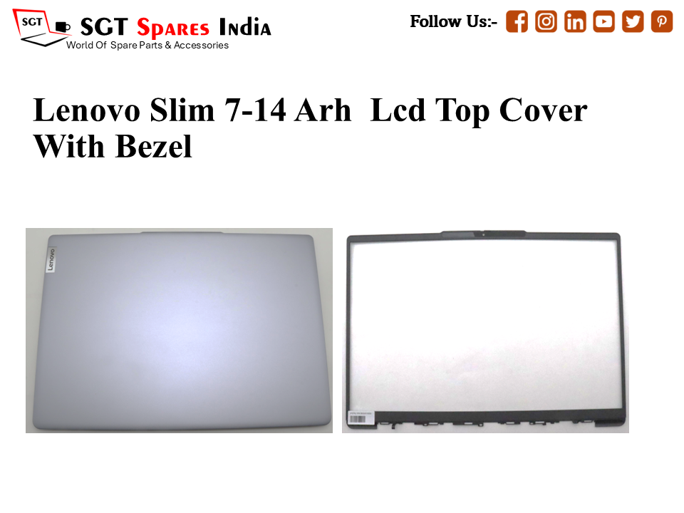 LAPTOP LCD TOP COVER WITH BAZEL FOR LENOVO IDEAPAD SLIM 7-14IIL,