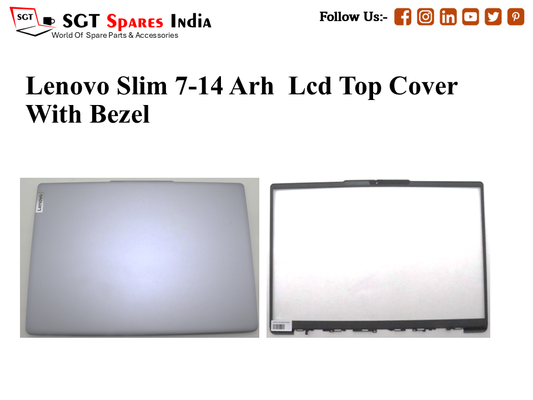 LAPTOP LCD TOP COVER WITH BAZEL FOR LENOVO IDEAPAD SLIM 7-14IIL,