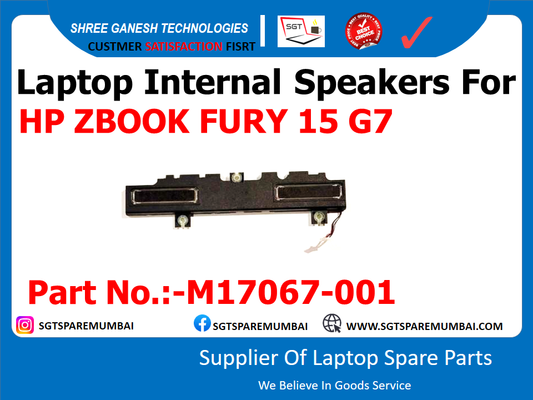 Laptop Internal Speakers For HP ZBOOK FURY 15 G7 Part No.:-M17067-001