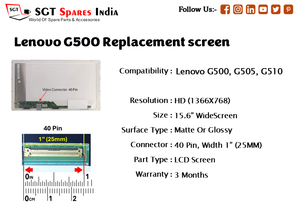 Lenovo G500 Replacement screen